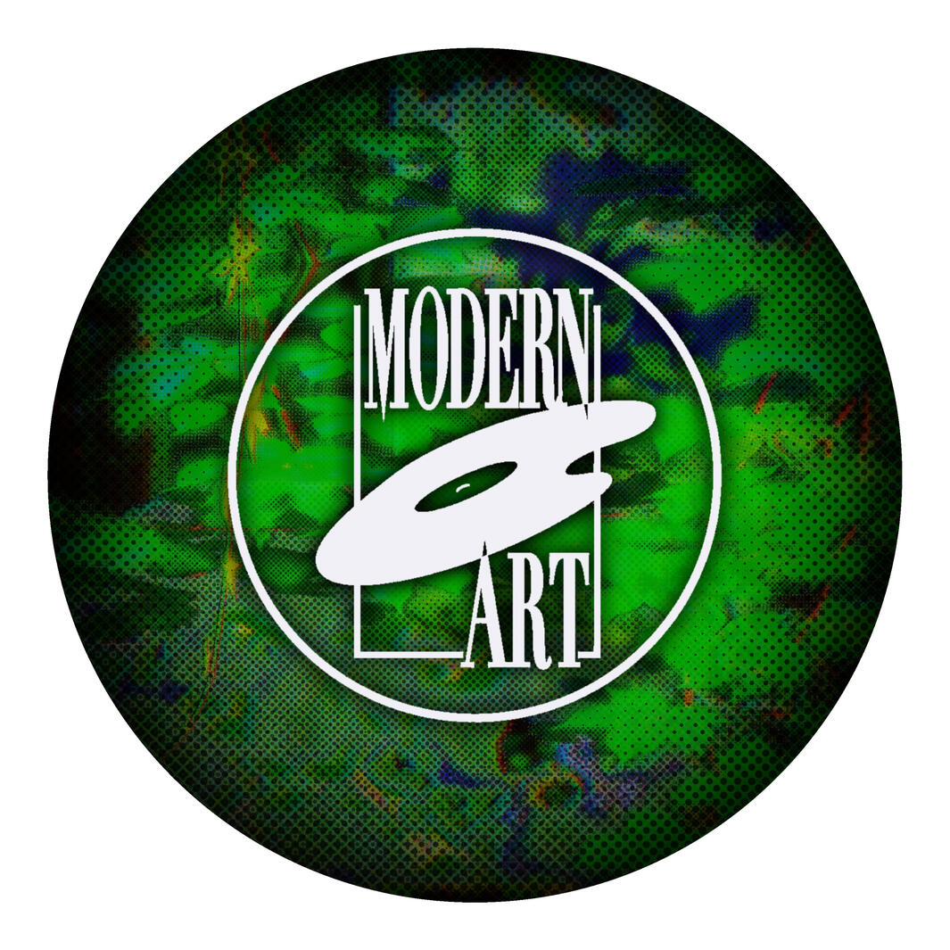 Modern Art vinyl record label design